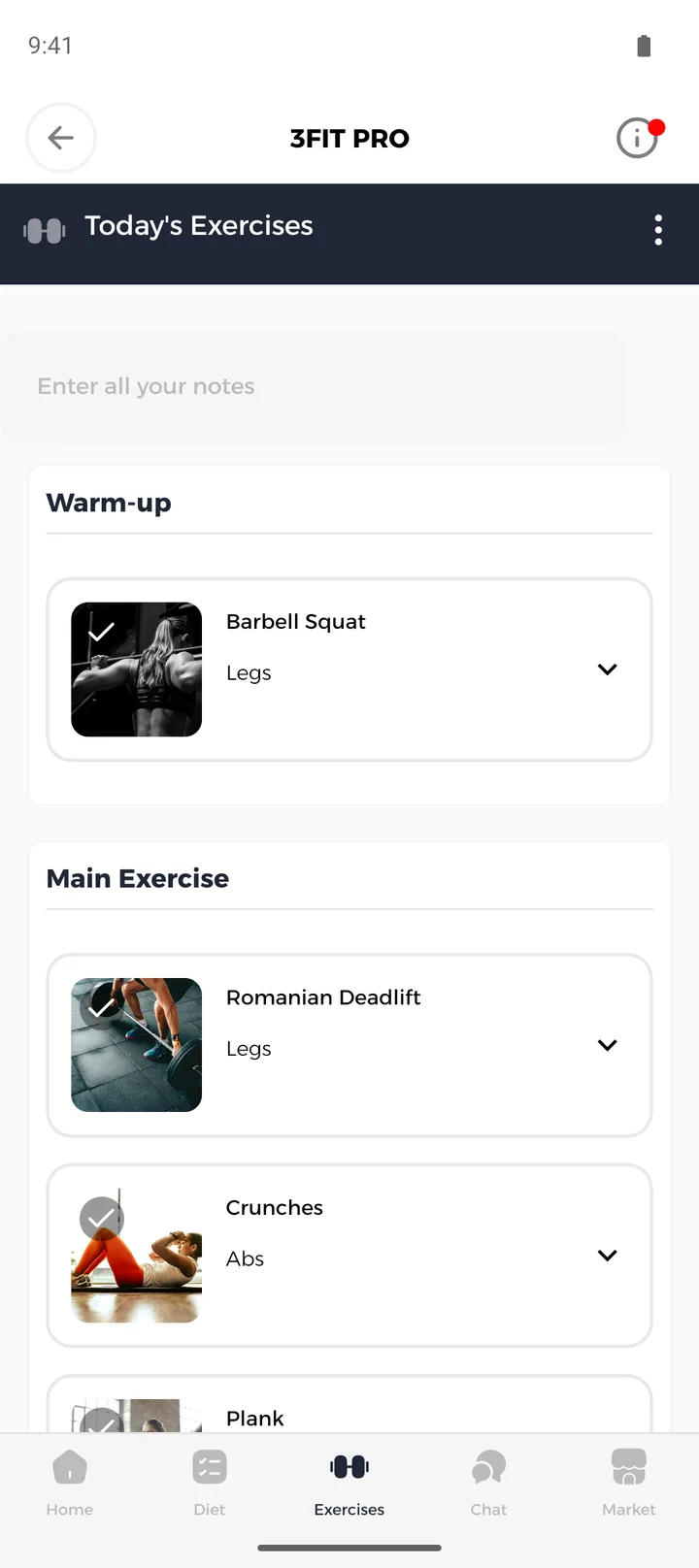3Fit, fitness and nutrition coaching, screenshot 3